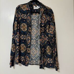 Topman print button up